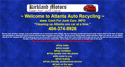 Desktop Screenshot of cashforjunkcars.info